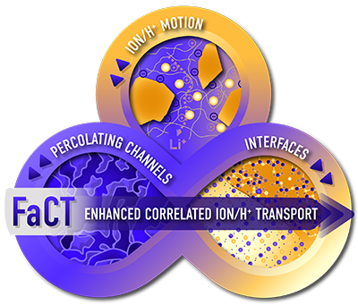 Fast and Cooperative Ion Transport in Polymer-Based Electrolytes (FaCT) logo